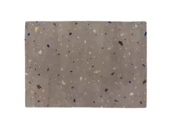Terrazzo vloerkleed 140x200cm - bruin