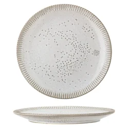 Thea bord grijs - set van 6 stuks Ø27 cm