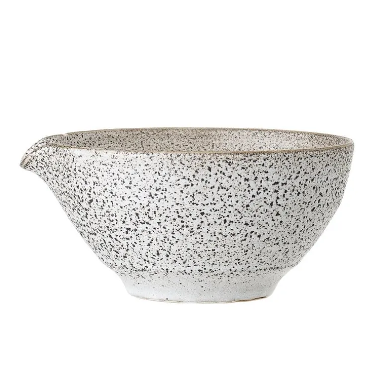 Thea schaal grijs - set van 6 stuks Ø16,5xH8 cm