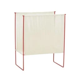 Tijdschrifthouder - naturel/rood