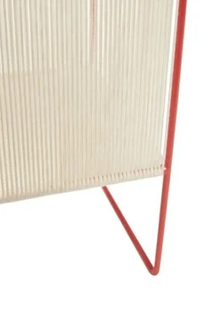 Tijdschrifthouder - naturel/rood