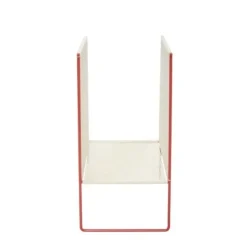 Tijdschrifthouder - naturel/rood