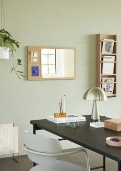 Tijdschrifthouder - naturel/rood