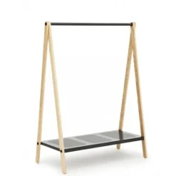 Toj Large kledingrek grijs