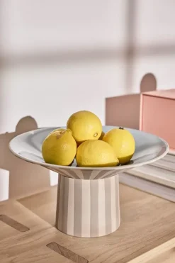 Toppu centerpiece schaal high beige - L301538