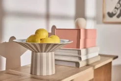 Toppu centerpiece schaal high beige - L301538