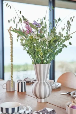 Toppu vaas rond clay - L301174