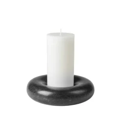 Torus kandelaar zwart - 70410019