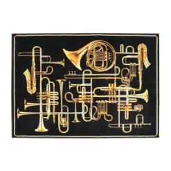 Trumpets rechthoekig vloerkleed - 18075