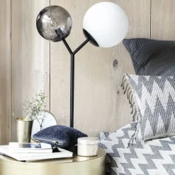 Twice tafellamp zwart