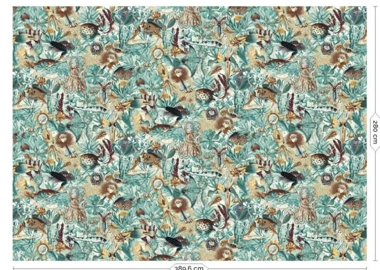 Underwater jungle fotobehang WP-695 - 389,6 x 280 cm