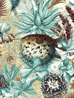 Underwater jungle fotobehang WP-689 - 292,2 x 280 cm