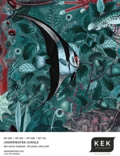 Underwater jungle fotobehang WP-692 - 292,2 x 280 cm