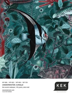 Underwater jungle fotobehang WP-698 - 389,6 x 280 cm