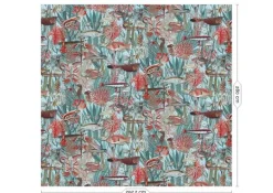 Underwater jungle fotobehang WP-693 - 292,2 x 280 cm