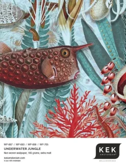 Underwater jungle fotobehang WP-687 - 194,8 x 280 cm