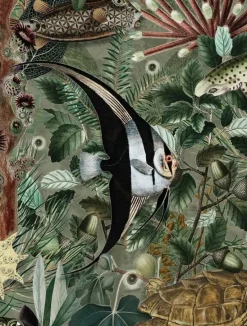 Underwater jungle fotobehang WP-691 - 194,8 x 280 cm