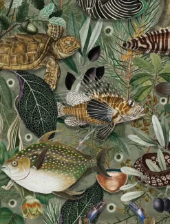 Underwater jungle fotobehang WP-691 - 194,8 x 280 cm