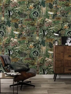 Underwater jungle fotobehang WP-691 - 194,8 x 280 cm