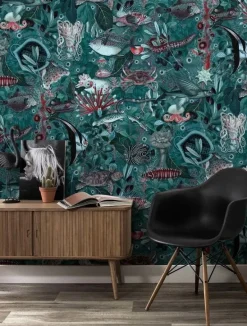 Underwater jungle fotobehang WP-686 - 194,8 x 280 cm