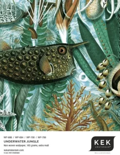 Underwater jungle fotobehang WP-688 - 194,8 x 280 cm