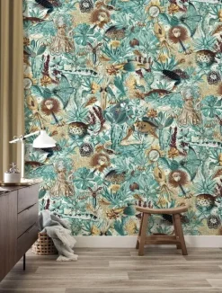 Underwater jungle fotobehang WP-683 - 194,8 x 280 cm