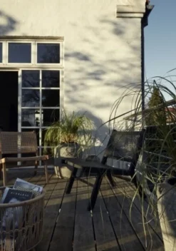 Vasai loungestoel - zwart