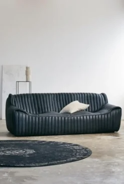 Venus rond vloerkleed grijs - diameter 240cm