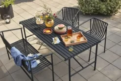 Villa outdoor bank zwart - 142001