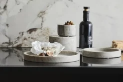 Vinga dienblad large - bruin marmer