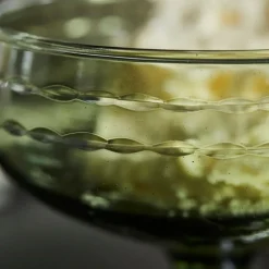 Vintage dessertschaaltjes groen set van 6 stuks - 261600808