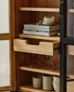 Viva wandkast zwart - 2054