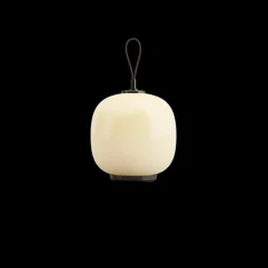 VL 45 radiohus portable lamp brass/glossy pale yellow glass - 5744171737