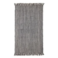 Vloerkleed katoen - grijs