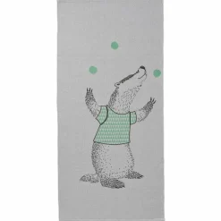 Vloerkleed met wasbeer print