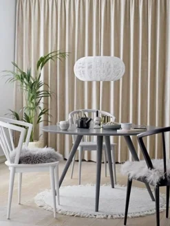 Vloerkleed rond wol Ø110cm