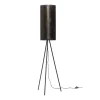 Vloerlamp zwart metaal