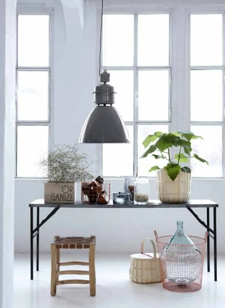 Volumen fabriekslamp zwart