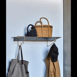 Wally wandplank antiek messing/zwart - 900000268