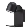 Wandlamp LED metaal - zwart