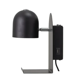 Wandlamp LED metaal - zwart