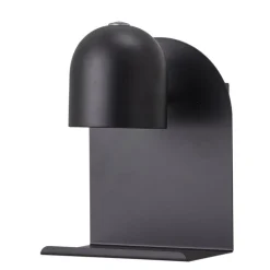 Wandlamp LED metaal - zwart