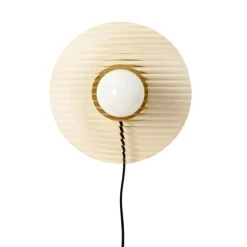 Wandlamp metaal/glas - messing