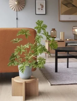 Wandlamp textiel metaal - zand/messing