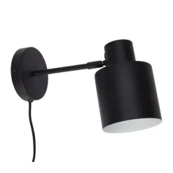 Wandlamp zwart metaal