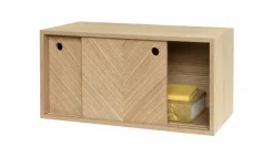 Wandmeubel eikenhout met deuren