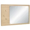 Wandspiegel met prikbord