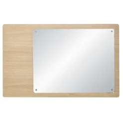 Wandspiegel met prikbord