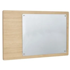 Wandspiegel met prikbord