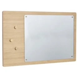 Wandspiegel met prikbord